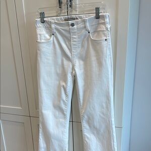 Liverpool White Wide Leg Flare Jeans
